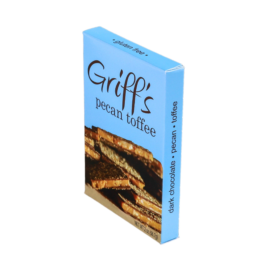 Griff's Pecan Dark Chocolate Toffee - 2 oz