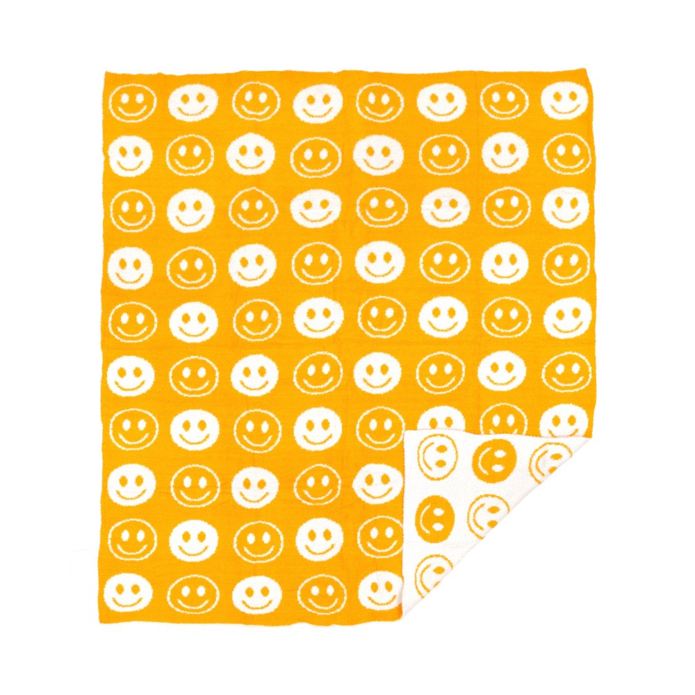 Super Soft Throw Blanket - Happy Faces
