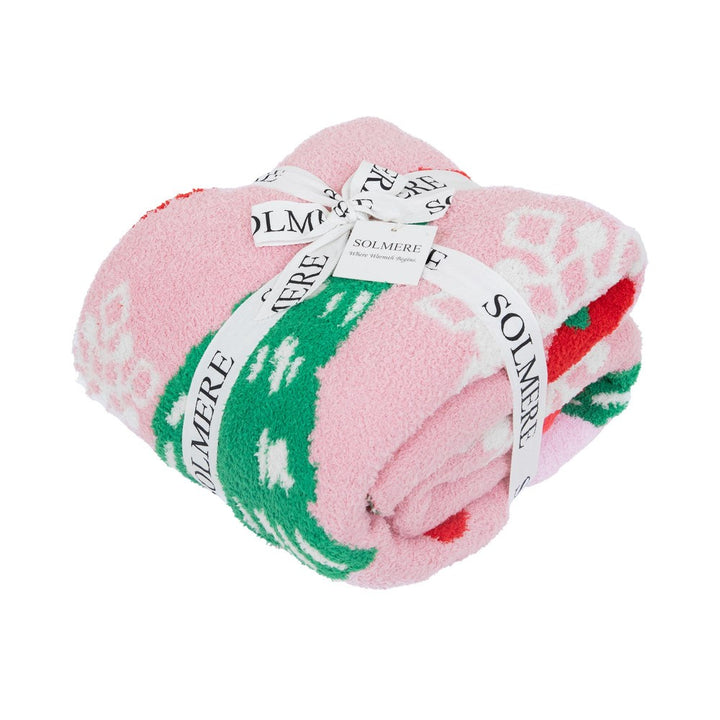 Christmas Trees & Bows Solmere Blanket by Judson & Co