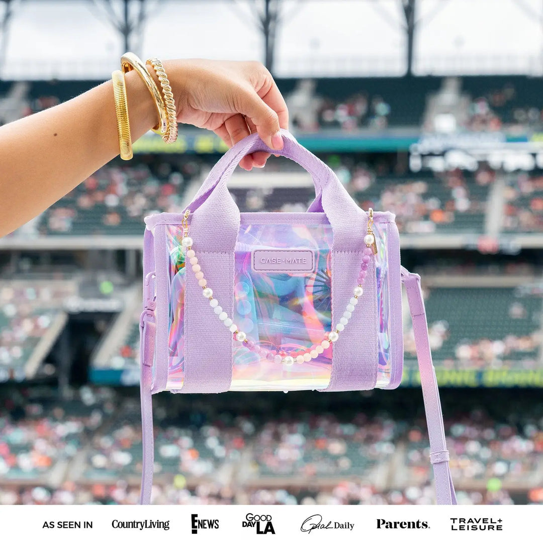 PREORDER: Clear Stadium Tote Bag - Soap Bubble by Case-Mate (Ships in 2-3 Weeks)