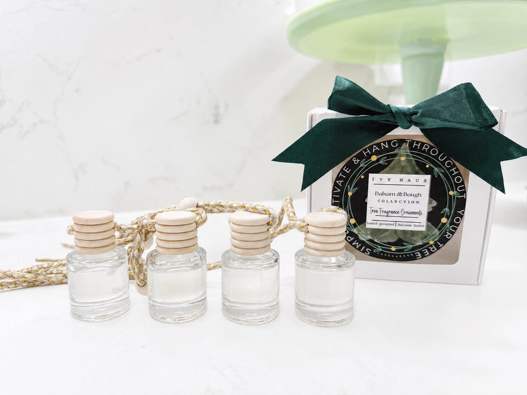 Balsam Tree Fragrance Christmas Ornament Boxed Set