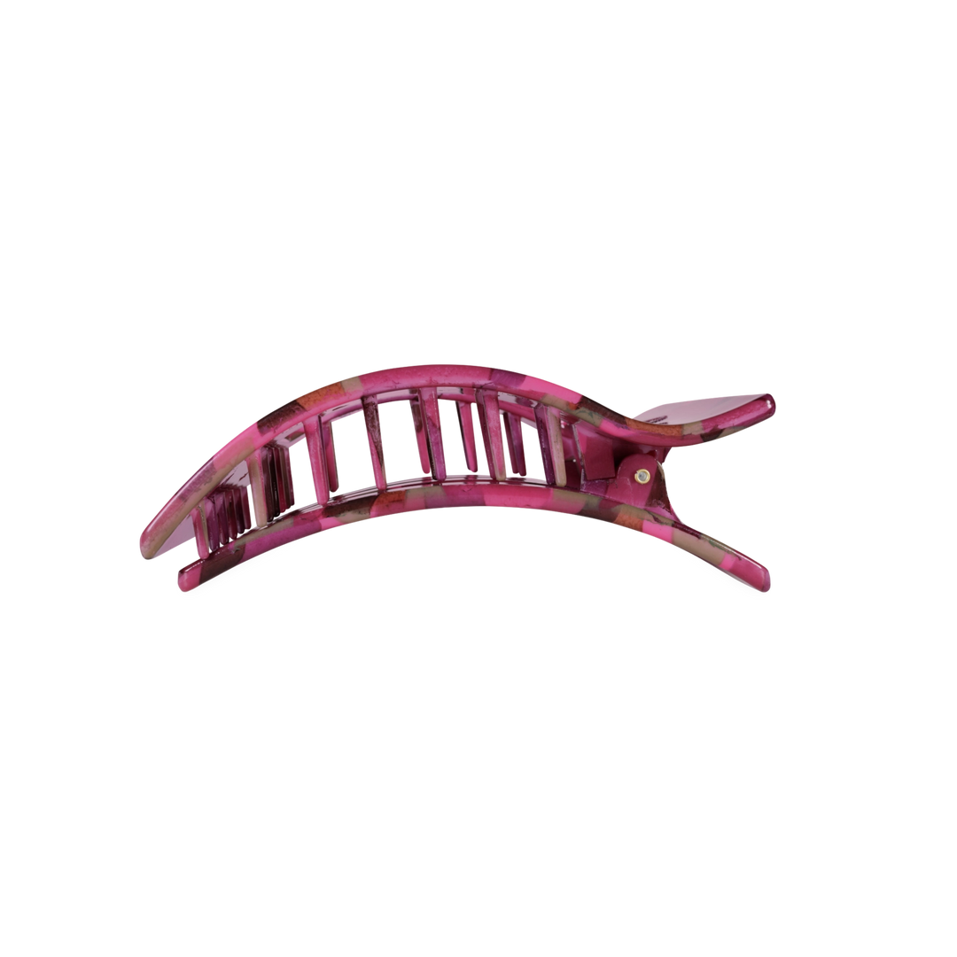 Medium Teleties Flat Rectangle Clip - Garden Glam