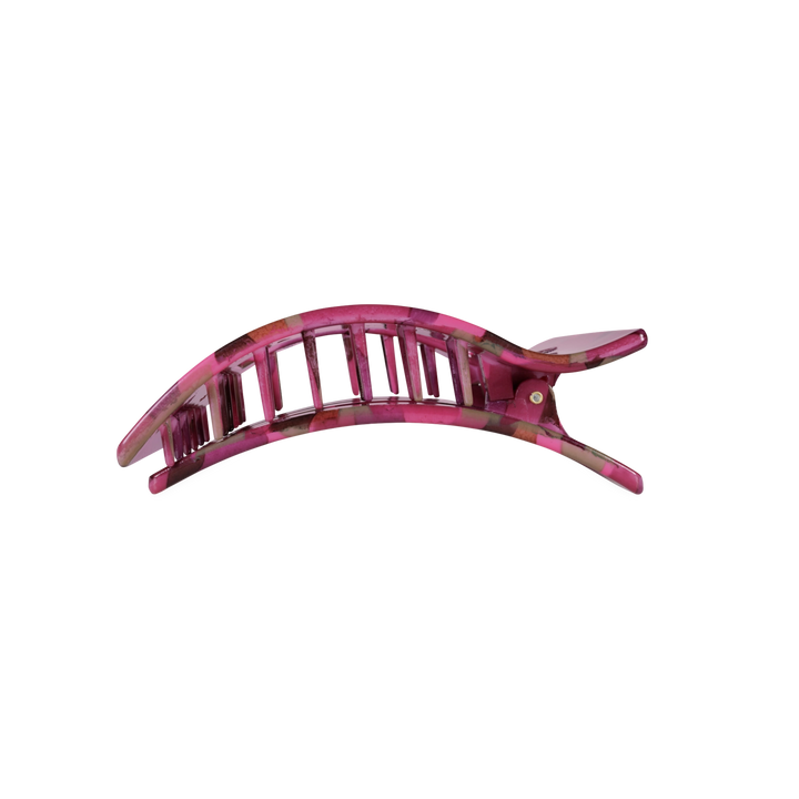 Medium Teleties Flat Rectangle Clip - Garden Glam