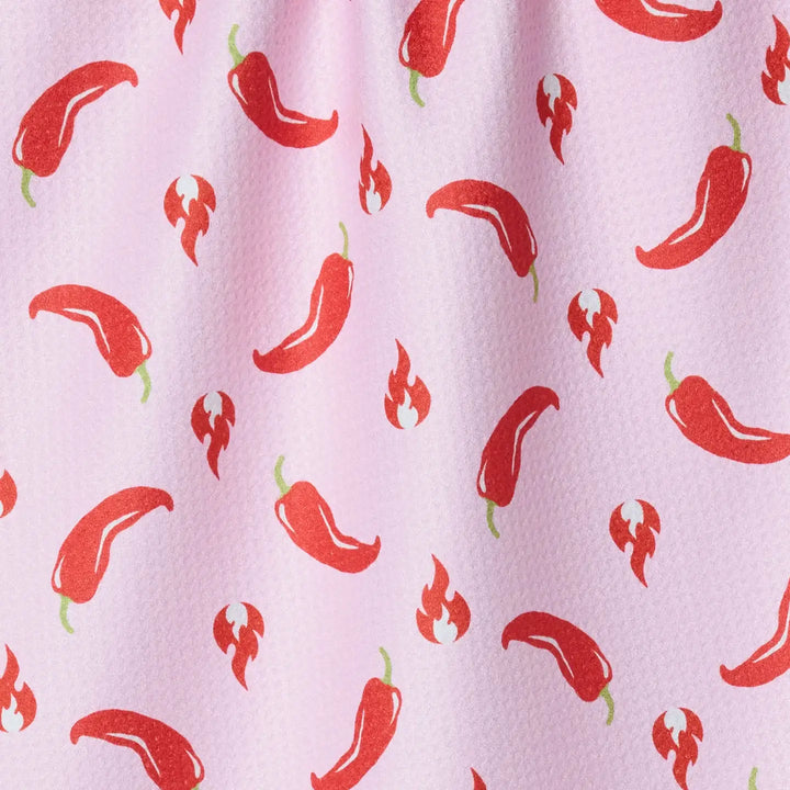 Spicy Tea Towel by Geometry