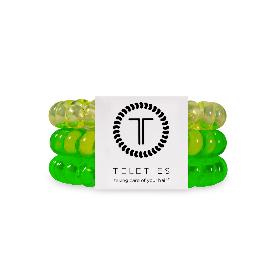 Teleties Hair Tie - Large Band Pack of 3 - Glow For It