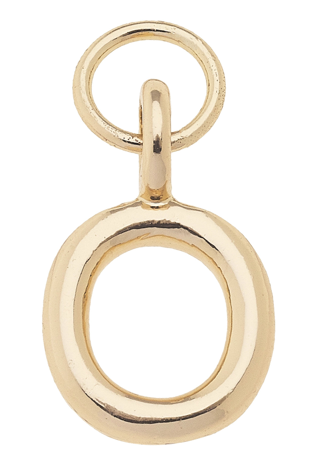 Mini Initial Charm in Shiny Gold By Canvas