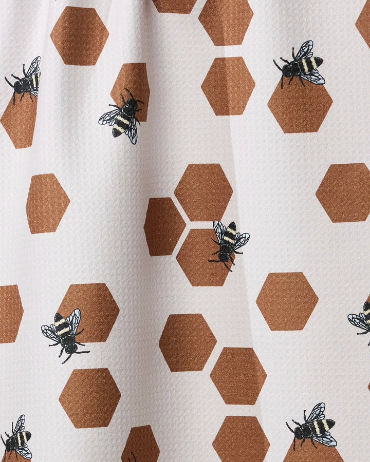 Busy Buzzin Tea Towel by Geometry
