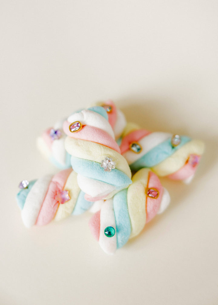 Screwback Stud Earrings Lux - Candy Clover Clear by Linny Co (Ships in 2-3 Weeks)