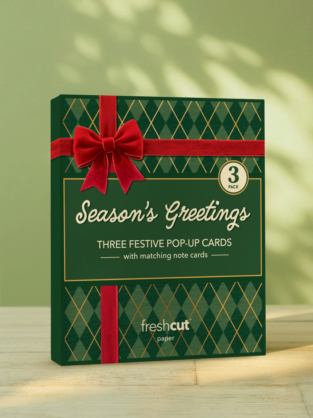 Season's Greetings Card Set of 3