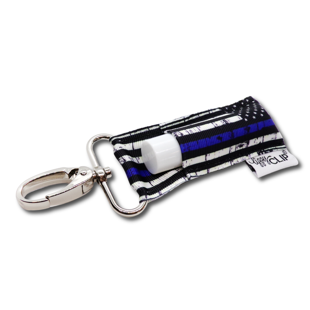 Thin Blue Line LippyClip® Lip Balm Holder (PREORDER: Ships in 2-3 Weeks)
