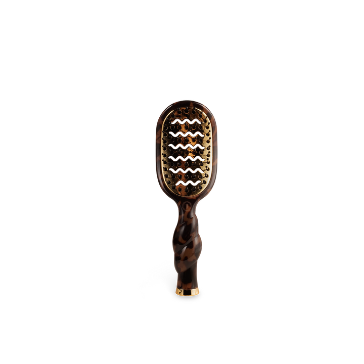 Mini Tortoise Vented Hair Brush by Teleties