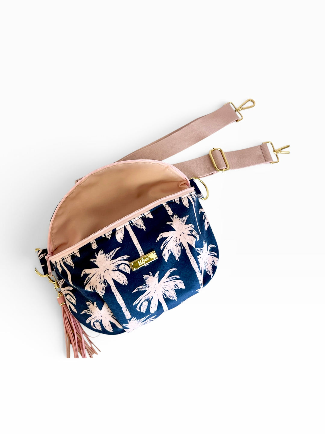 Navy Palm Obsessed by Makeup Junkie (Ready to Ship)