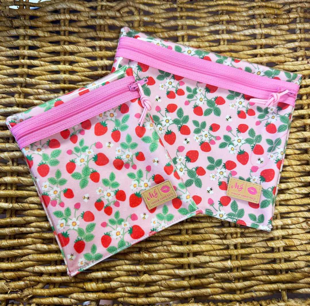MJ VAULT RELEASE: Strawberry Buzz - PrepO Custom Strawberry Print by Makeup Junkie (Ships in 8-10 Weeks)