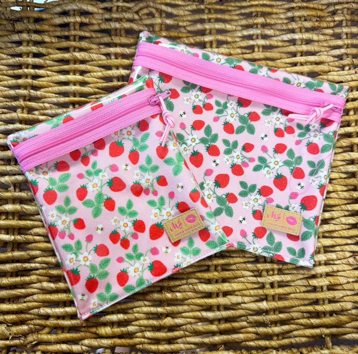 MJ VAULT RELEASE: Strawberry Buzz - PrepO Custom Strawberry Print by Makeup Junkie (Ships in 8-10 Weeks)