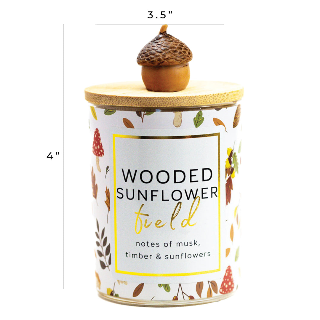 Wooded Sunflower Field 10oz Candle
