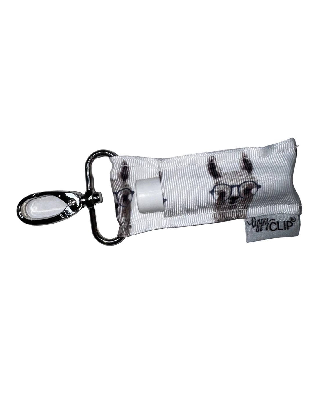 Llama with Glasses LippyClip® Lip Balm Holder (PREORDER: Ships in 2-3 Weeks)
