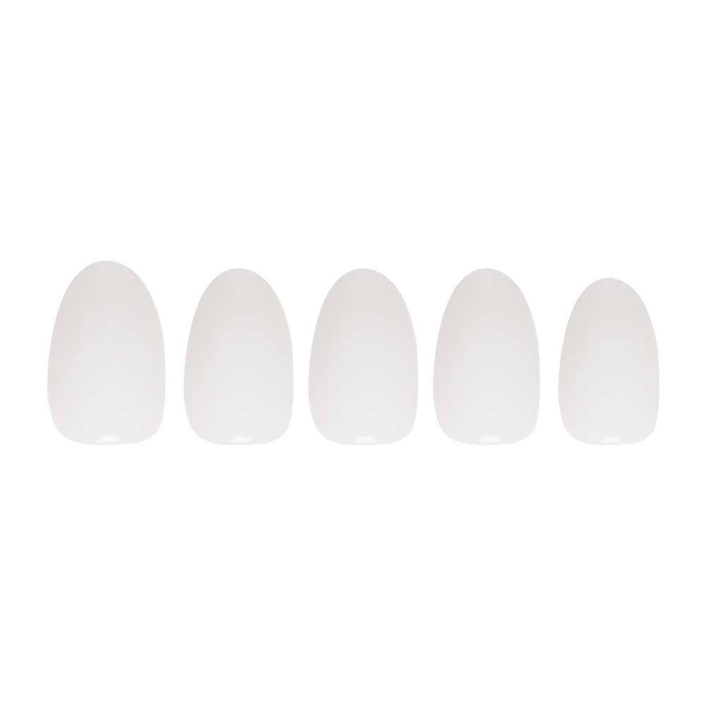Press-On Glamnetic Nails - White Swan