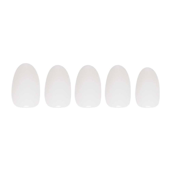 Press-On Glamnetic Nails - White Swan