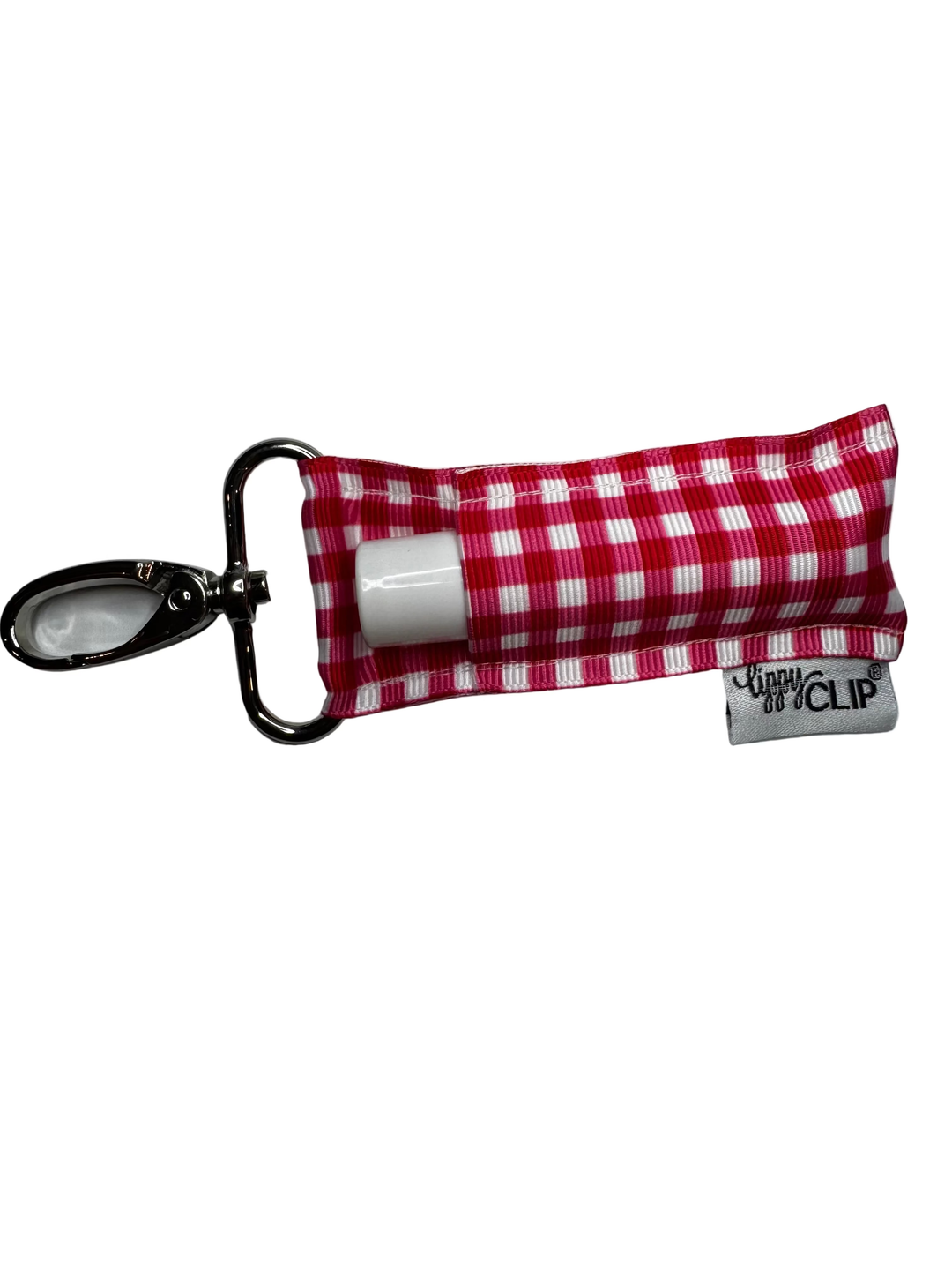 Red Gingham LippyClip® Lip Balm Holder (Copy) (PREORDER: Ships in 2-3 Weeks)