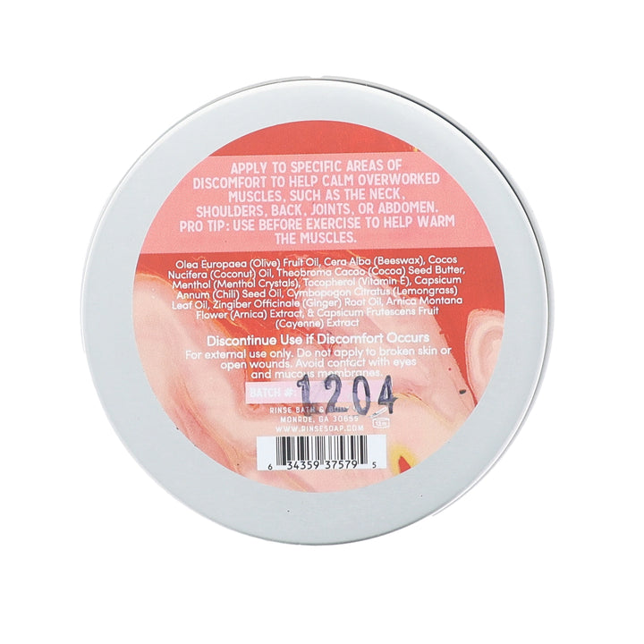 Heat Balm Warming Muscle Salve by Rinse
