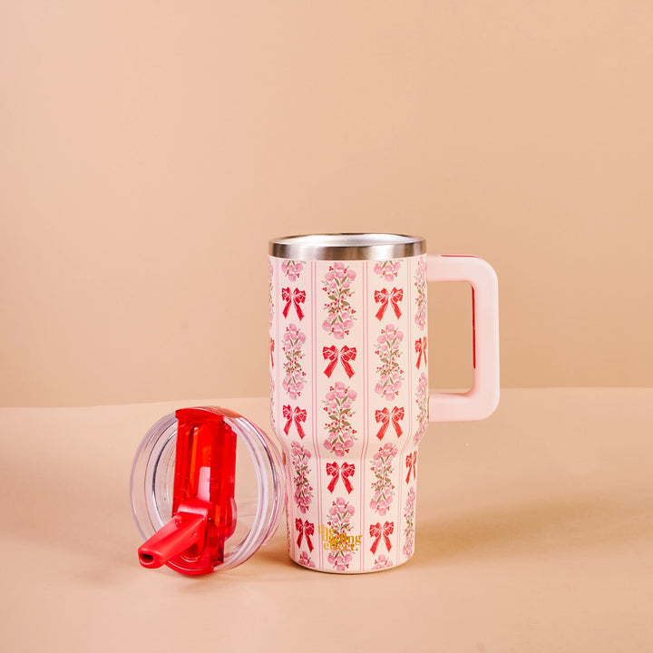 Oh So Merry 20 oz Lifestyle Flip Straw Tumbler by the Darling Effect