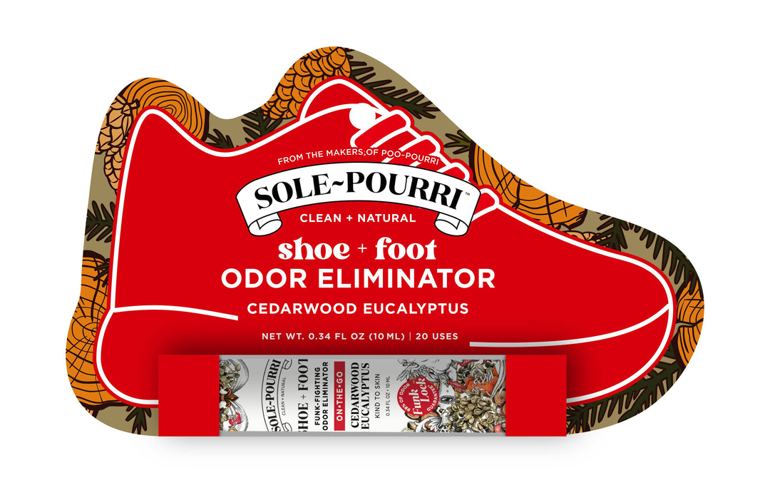 Sole~Pourri Shoe + Foot Odor Spray - Cedarwood 10mL by Poo~Pourri