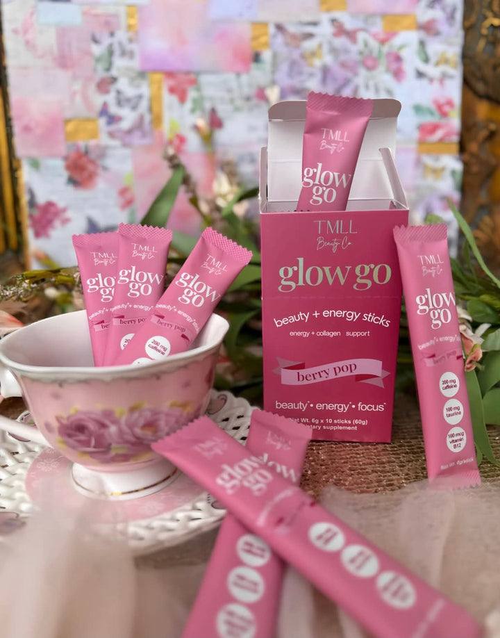 Glow Go Wellness Drinks - Berry Pop by TMLL (Ships in 2-3 Weeks)