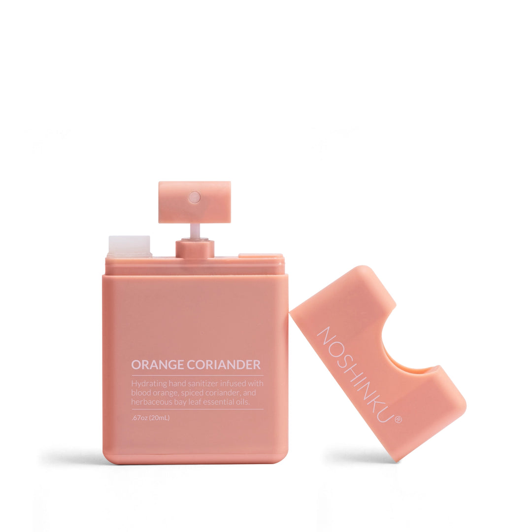 Refillable Moisturizing Hand Sanitizer - Orange Coriander by Noshinku