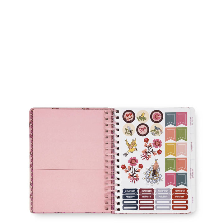 Large Undated Planner - Melissa Ditsy Pink by Vera Bradley