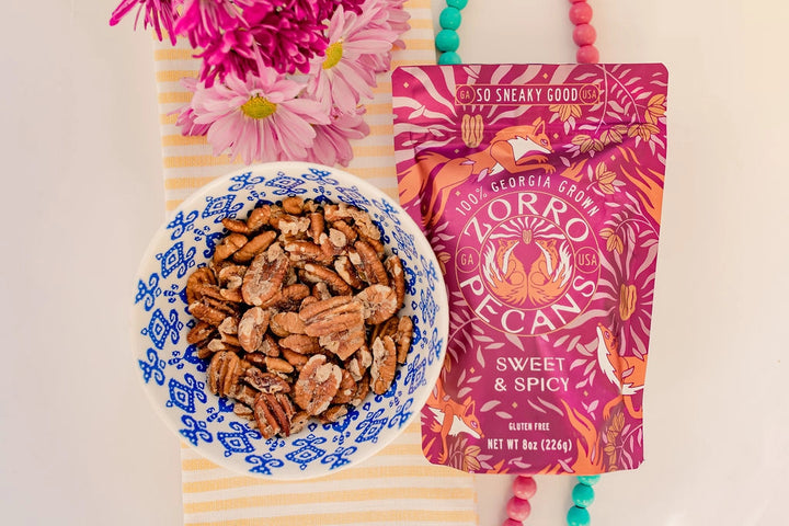 Sweet &amp; Spicy Zorro Pecans