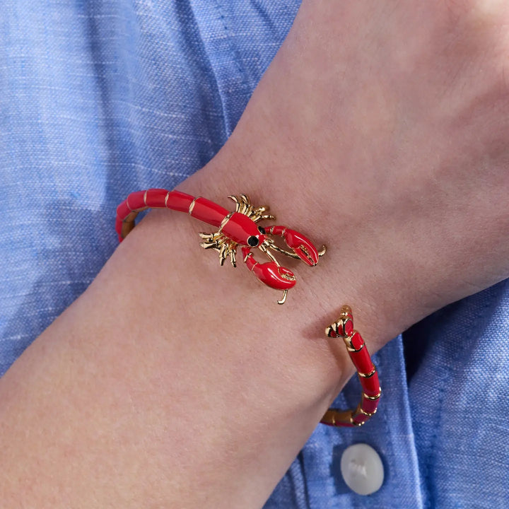 Lobster Boil Hinged Cuff by Alex + Ani
