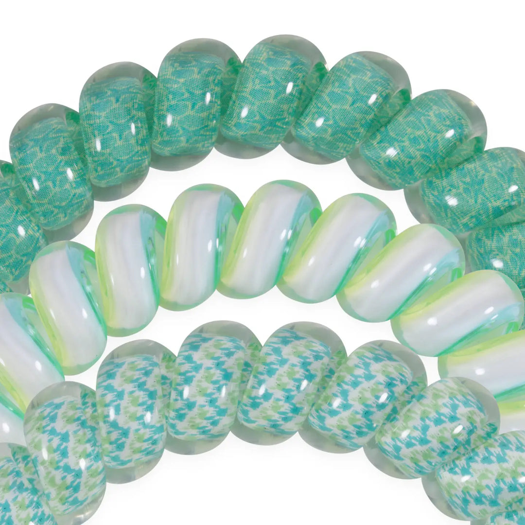 Teleties Hair Tie - Large Band Pack of 3 - By the Sea Shore