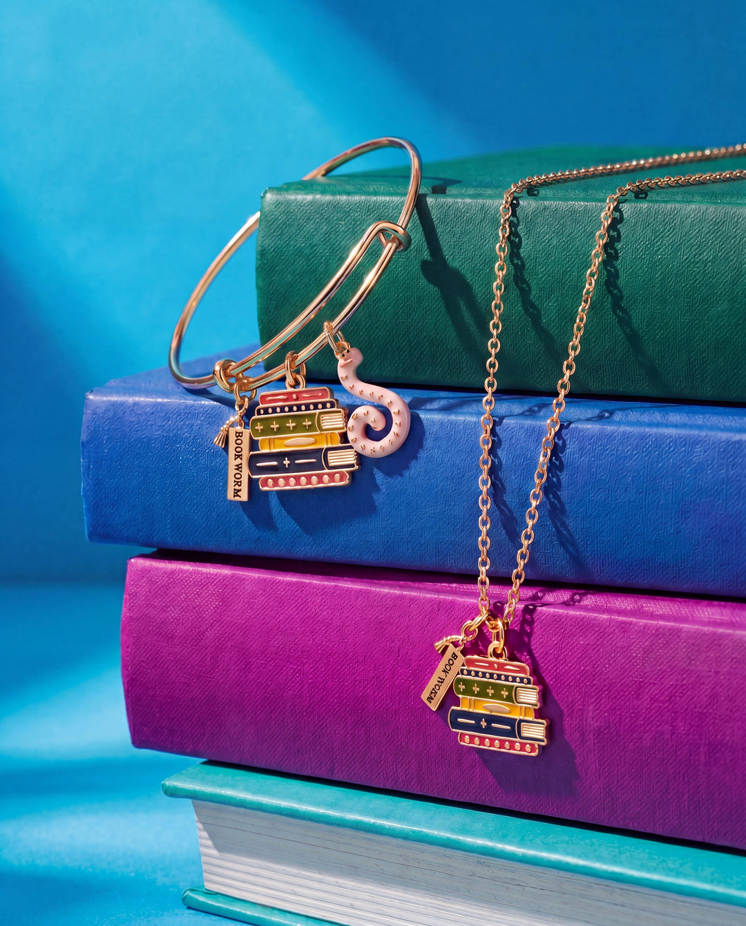 Book Club Multicharm Bangle Bracelet by Alex + Ani (Ships in 2-3 Weeks)