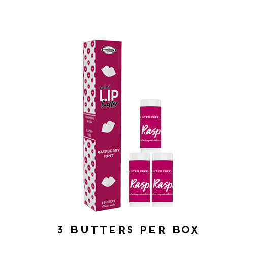 Mini Lip Butter Box - Raspberry Mint by Pure Factory (Ships in 3 Weeks)