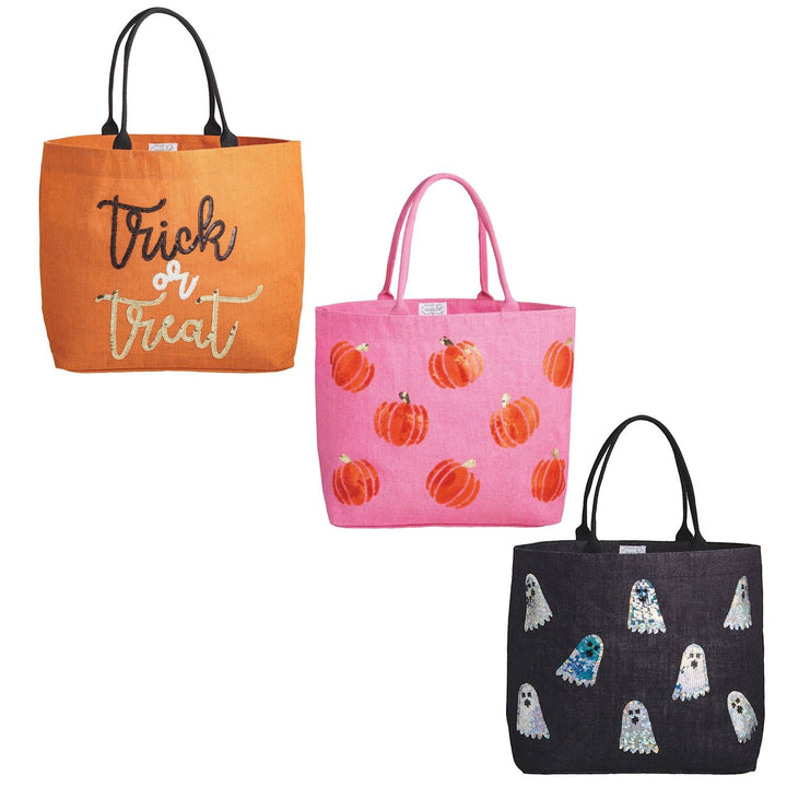 Halloween Sparkle Totes by Mud Pie