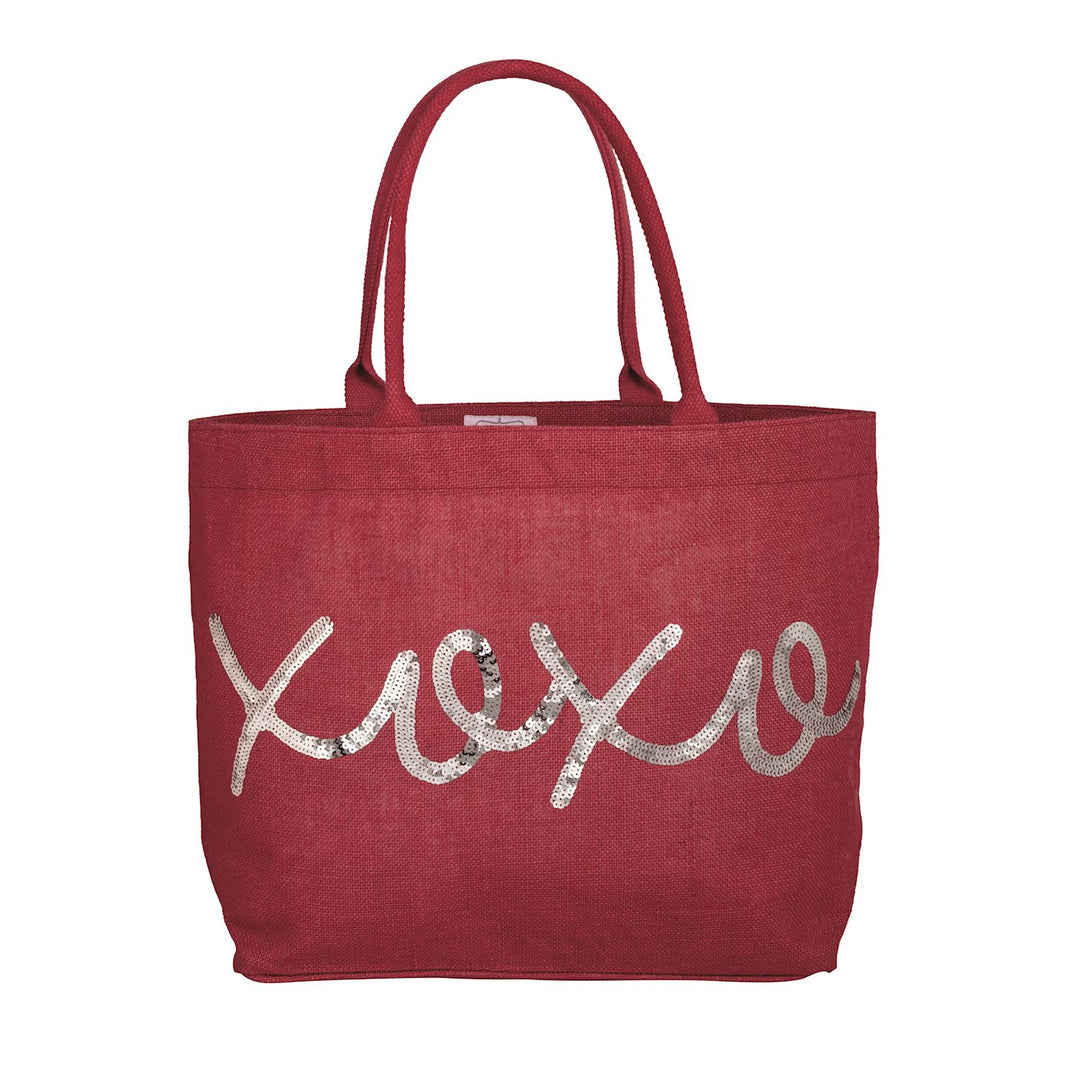 Valentine's Sparkle Totes by Mud Pie