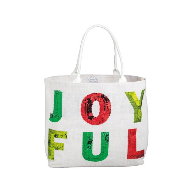 Classic Holiday Sparkle Totes by Mud Pie