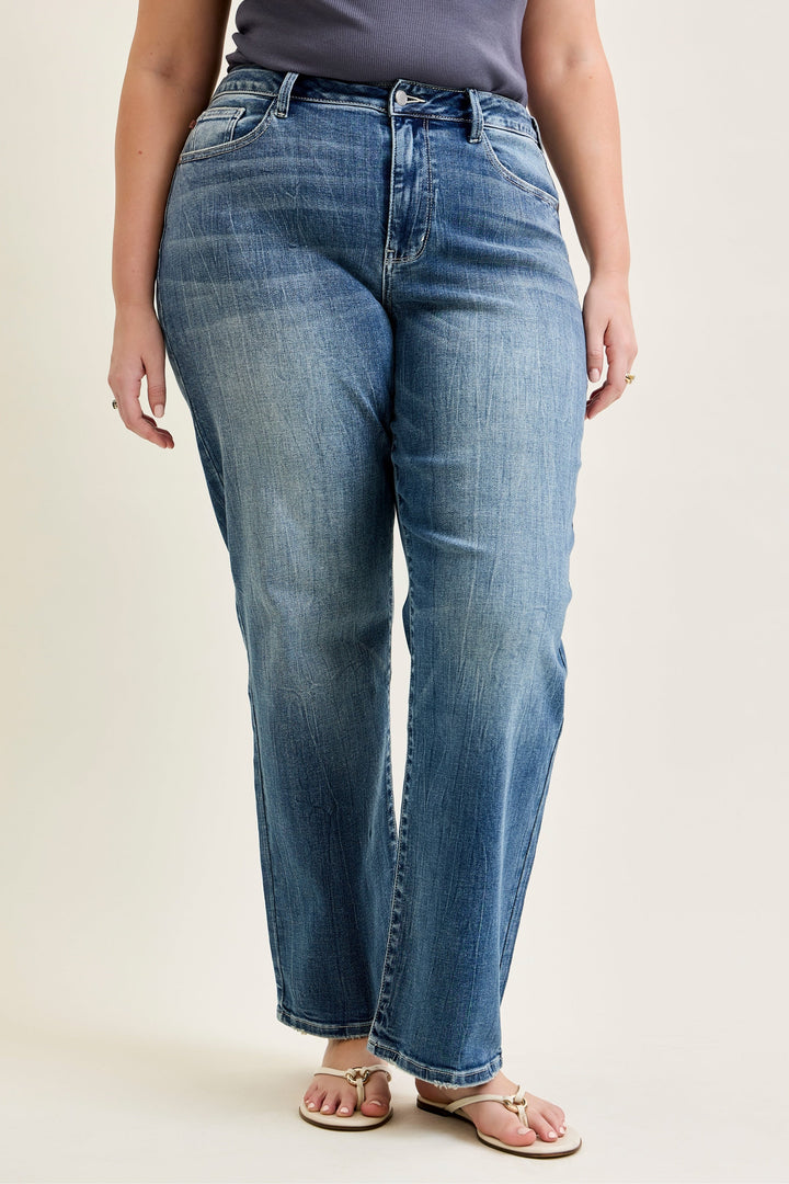 Holly Mid Rise Straight by Judy Blue