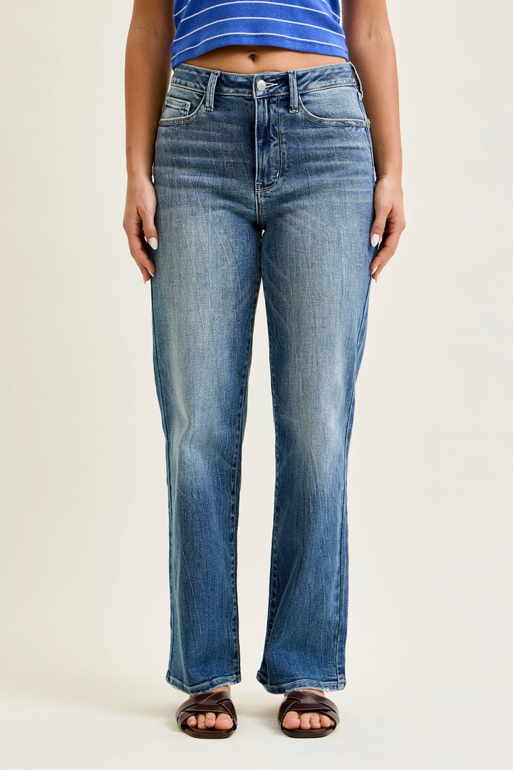 Holly Mid Rise Straight by Judy Blue