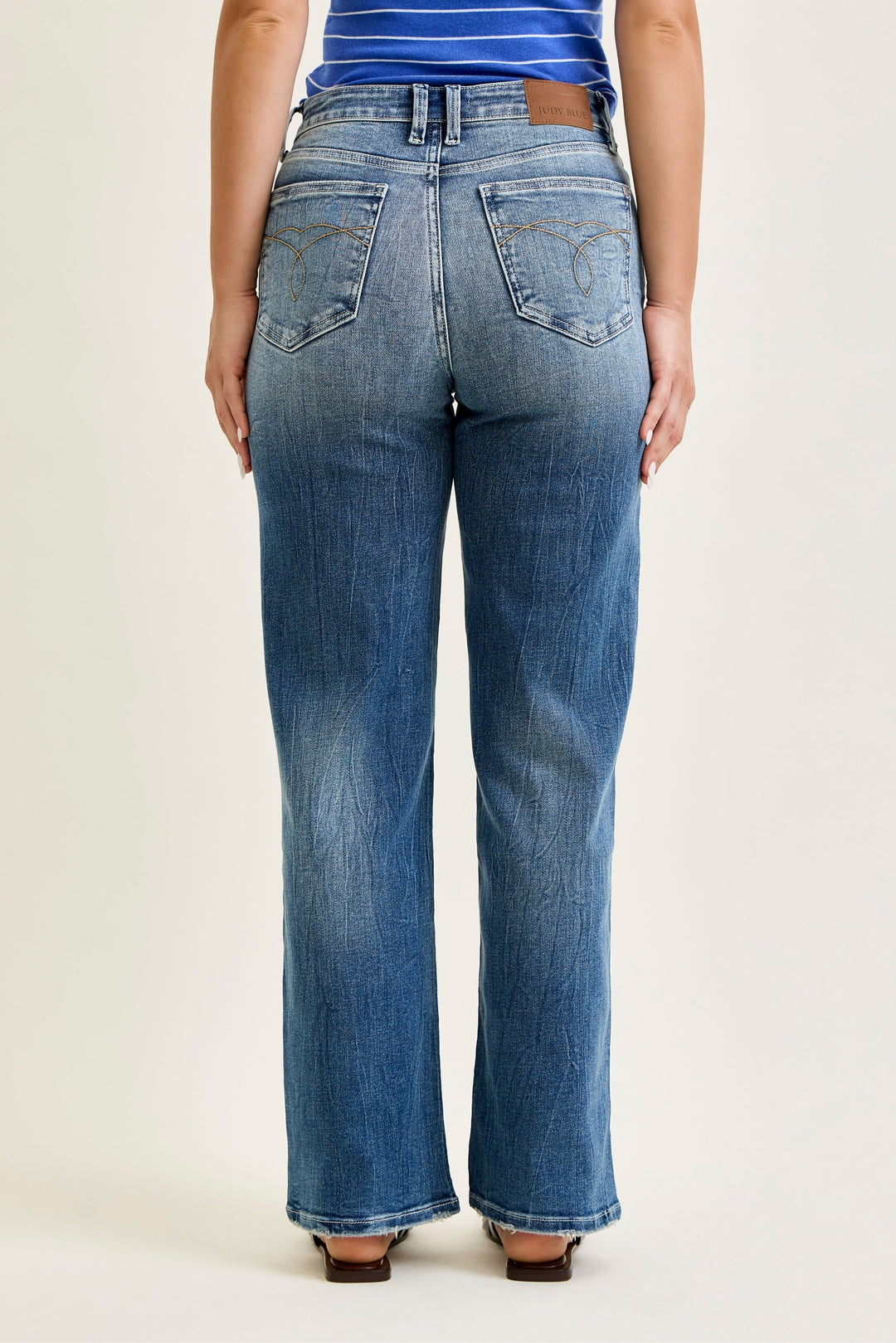 Holly Mid Rise Straight by Judy Blue