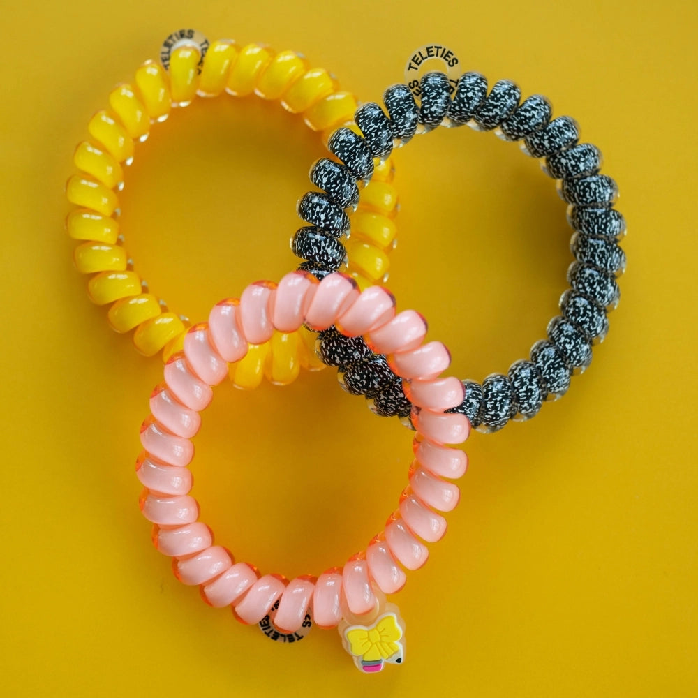 Teleties Hair Tie - Large Band Pack of 3 - Study Buddy (Ships Next Week)