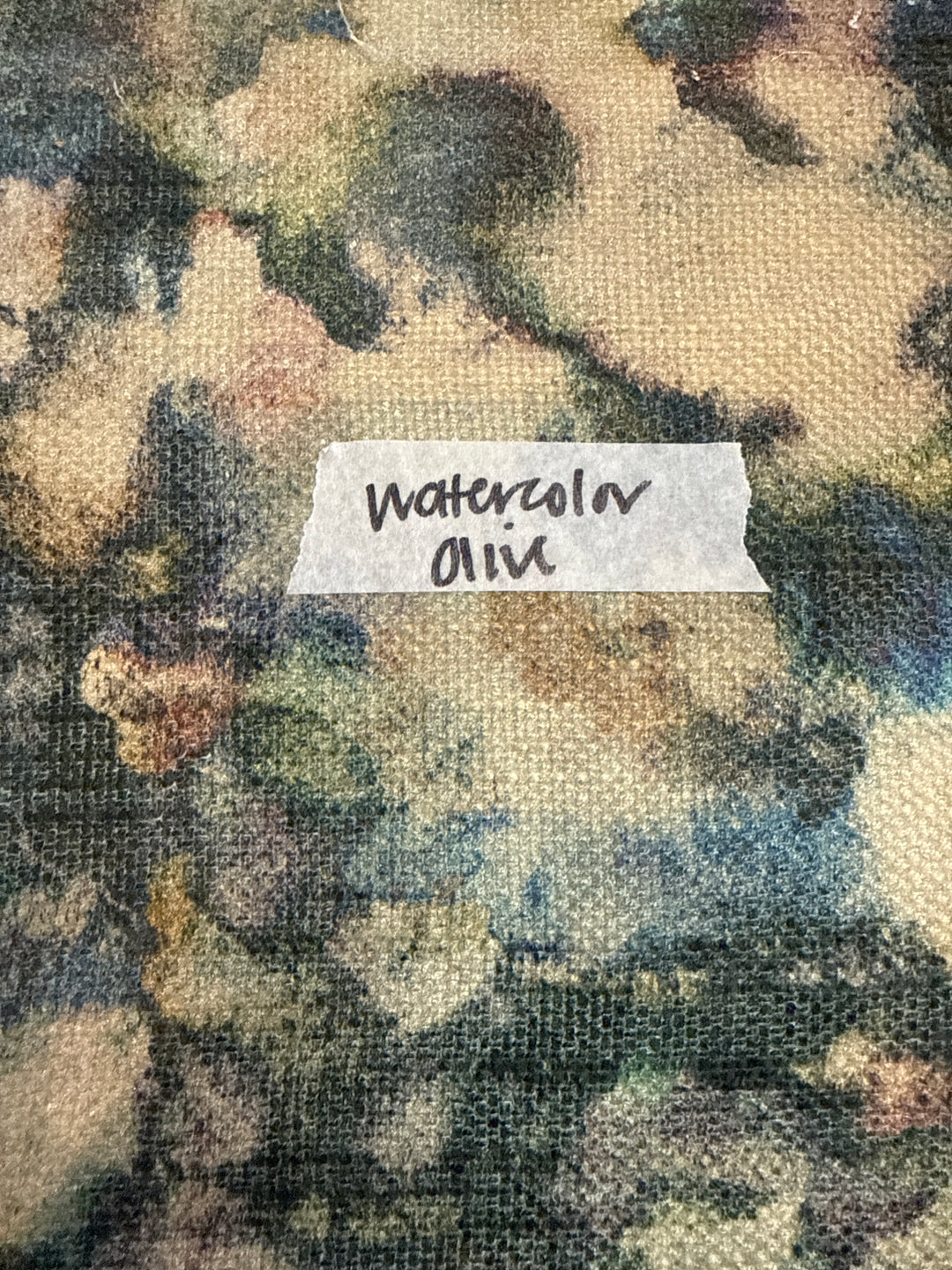 MJ TX PREPO SINGLE LADIES: Watercolor Olive Mini Top Zip by Makeup Junkie (Ships in 3-4 Weeks)