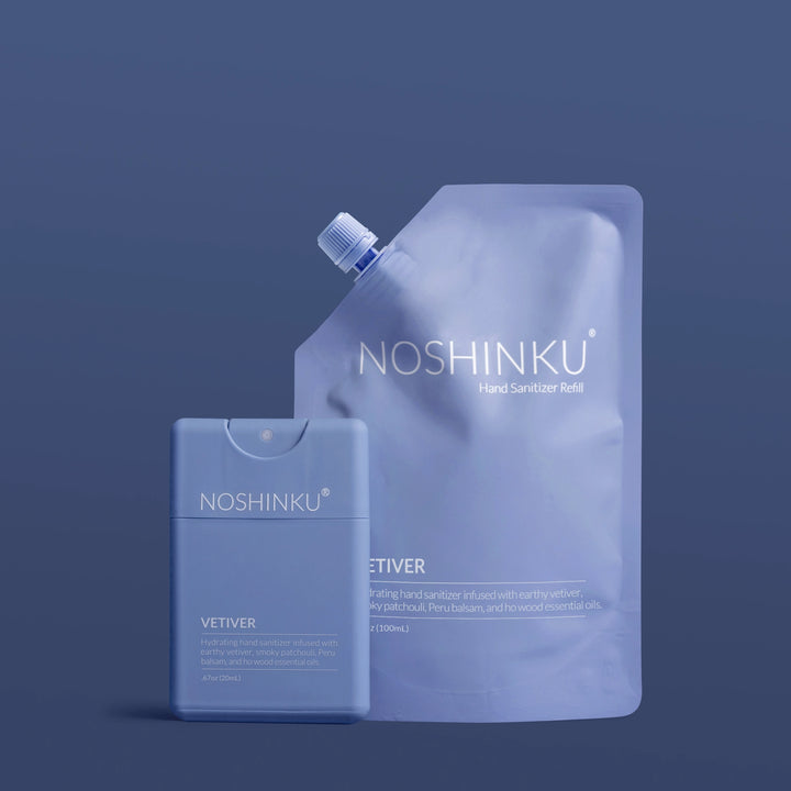 Moisturizing Hand Sanitizer Refill Set - Vetiver-Patchouli by Noshinku