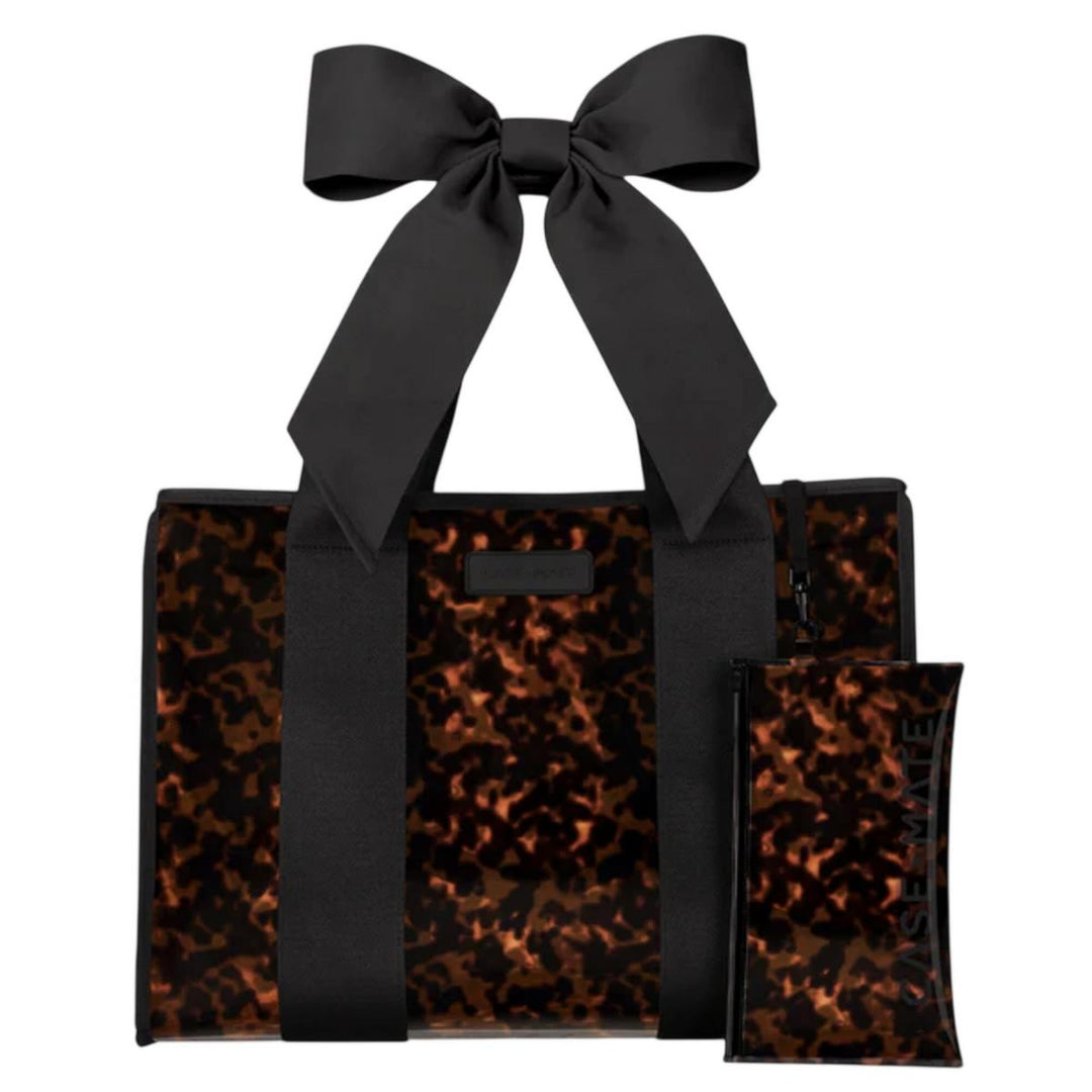 PREORDER: Jelly Tote & Phone Pouch - Tortoiseshell Bow by Case-Mate (Ships in 2-3 Weeks)