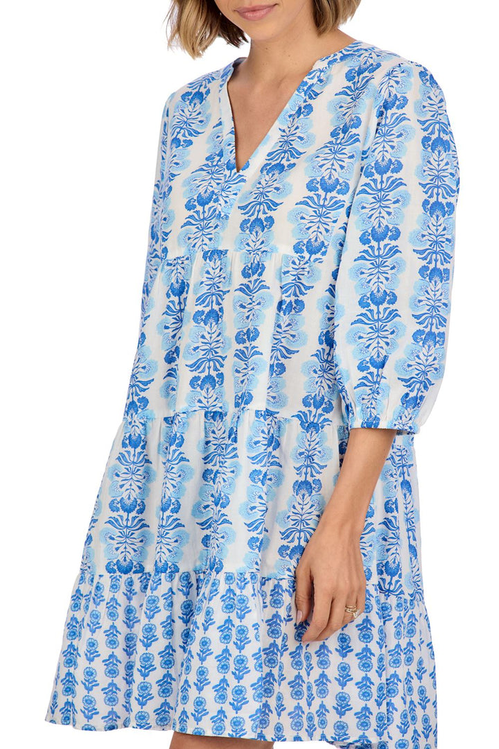 Pace Tunic Dress - Blue by Mud Pie