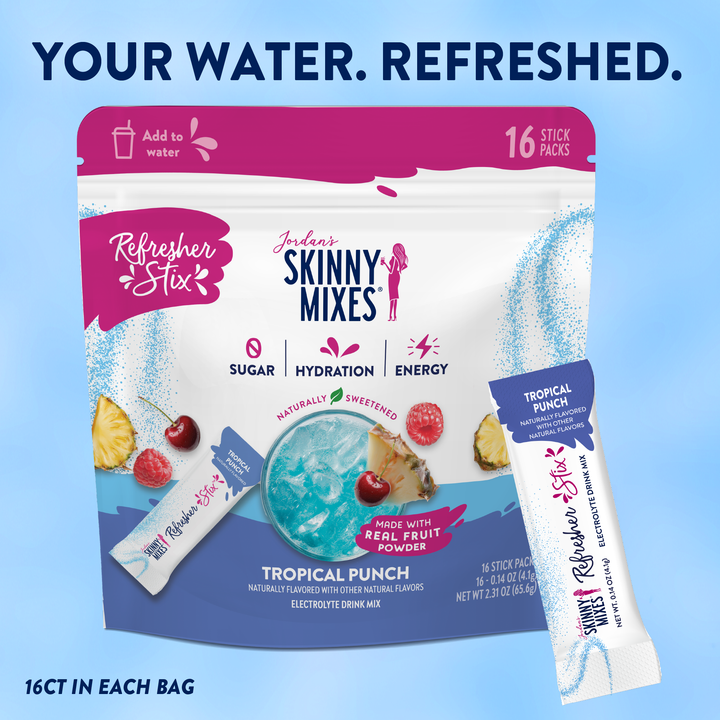 Refresher Stix Drink Mix 16 ct - Tropical Punch