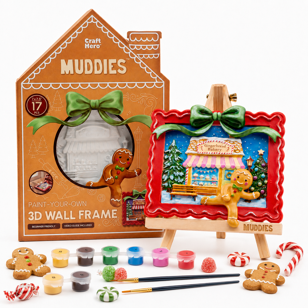 3D Paint Kit - Christmas Gingerbread House