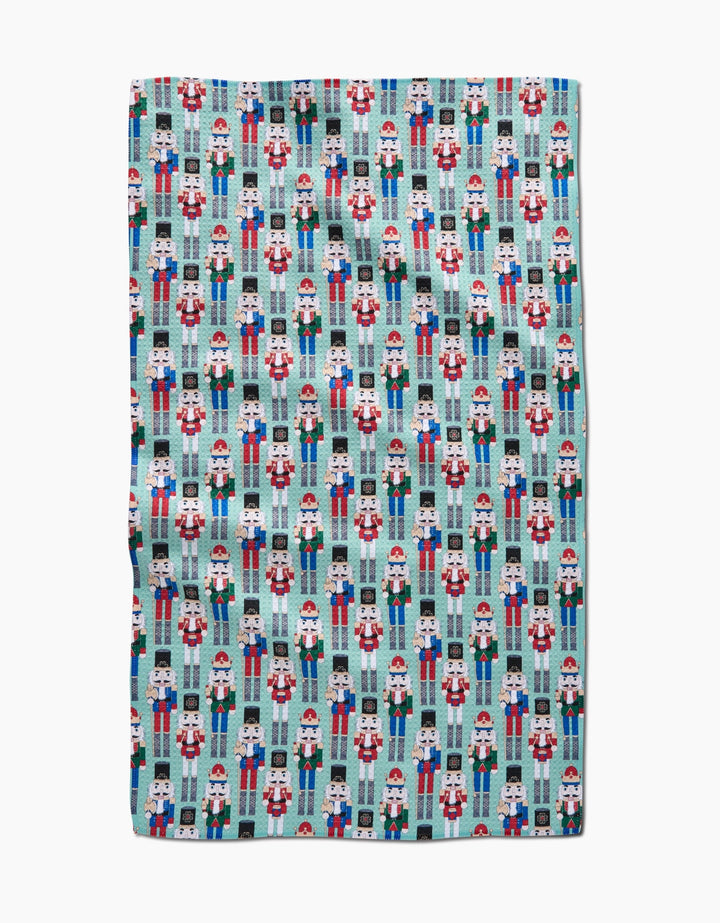 Nuts Cracking Tea Towel By Geometry