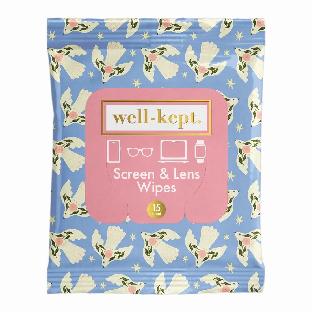 Screen & Lens Wipes - Peace On Earth by Well-Kept (Preorder: Ships in 2-3 Weeks)