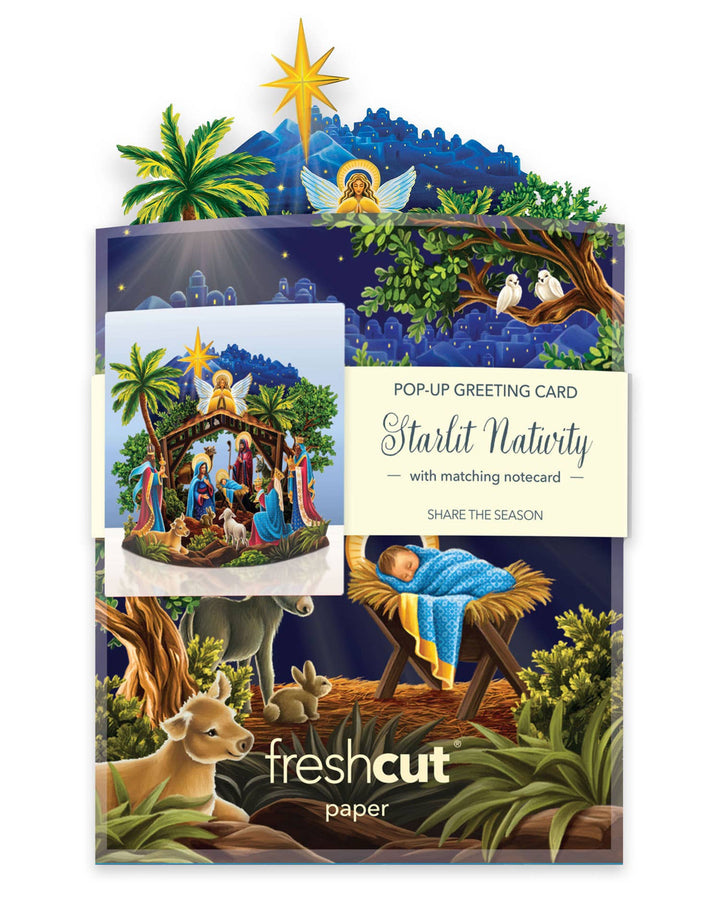 Mini Nativity Mini Pop-Up Greeting Card